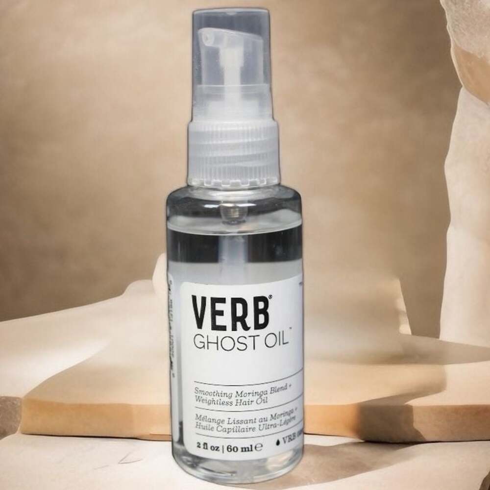 Verb Ghost Oil 60 mL Weightless Hair Smoothing Moringa Blend Anti Frizz Shine